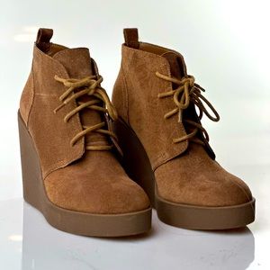 Jessica Simpson Bootie Wedges Color - Tobacco Sze 6